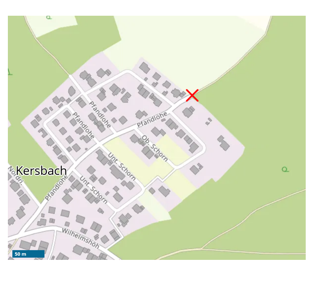 Karte Infoveranstaltung Kersbach 14.10.25